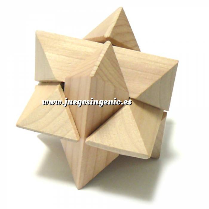 Imagen De madera Puzzle estrella 
