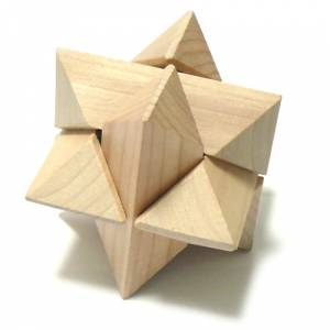 De madera - Puzzle estrella 